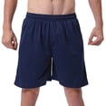 thumbnail image 3 of Fabrcox Mesh Basketball Shorts Men Quick Dry Casual Mens Shorts Lightweight Elastic Waist Summer Outdoor Running Gym Shorts Men with Pockets L, 3 of 7