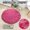 A005- rose Red, variant on Round Bathroom Rug with Soft Plush Texture, 15.7 Inches Diameter, Vibrant Red, for Bedroom Or Bathroom Floor