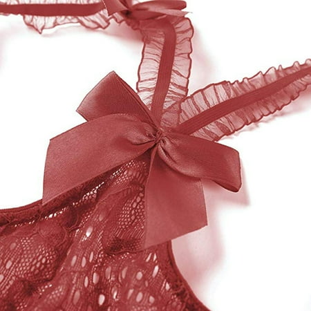 

With Lingerie Underwear Lace Fashion Women