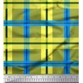 thumbnail image 1 of Soimoi Rayon Fabric Check Check Fabric Prints By Yard 56 Inch Wide, 1 of 4