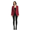 thumbnail image 2 of Attitude Unknown Women’s and Women’s Plus Ponte Blazer, Sizes XS-3X, 2 of 5