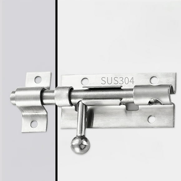 Barrel Bolt Door Slide Lock With Screws 304 Stainless Steel