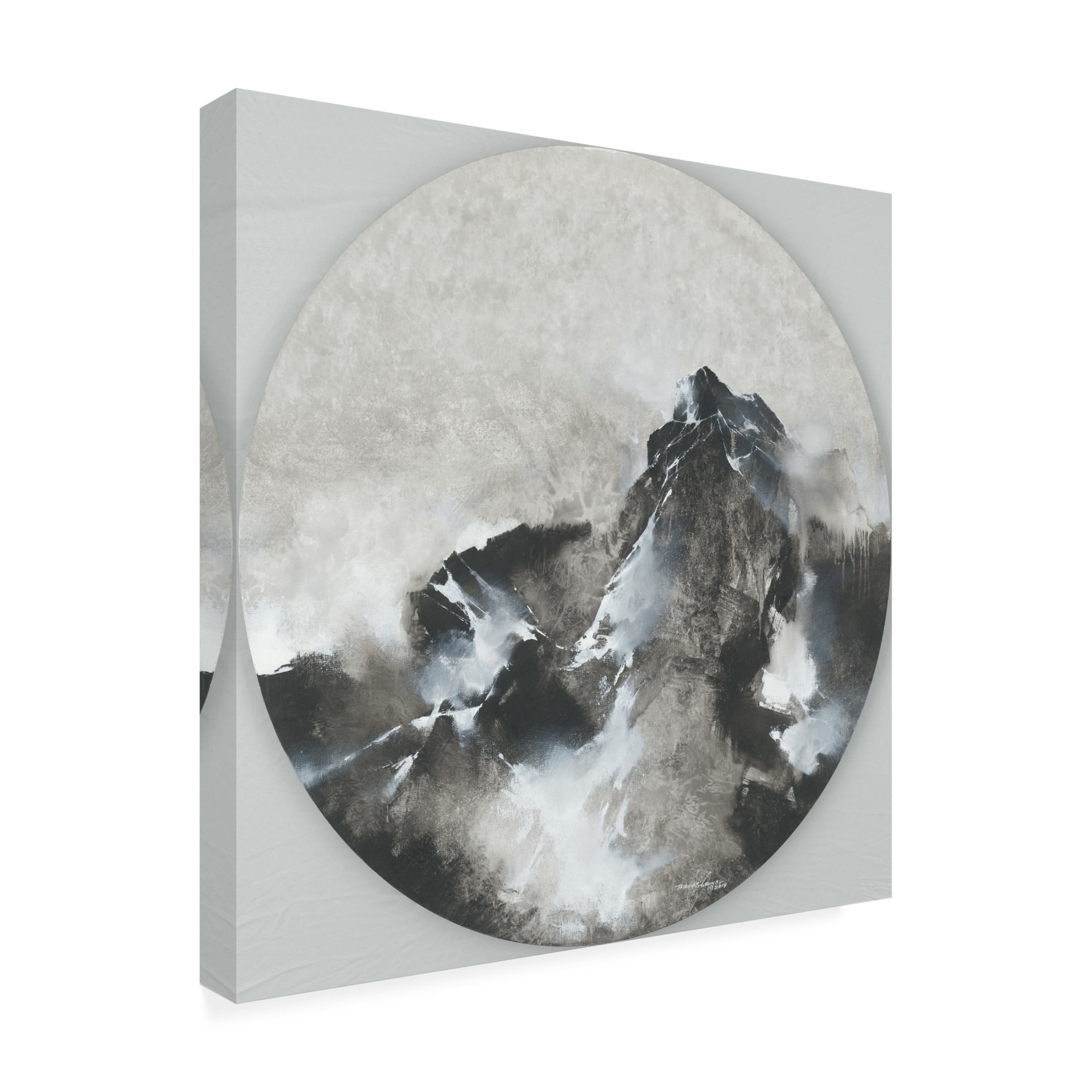 Canvas Wall Art - Thomas Leung 'Mountain Rhapsody' Wall Art for Living Room, Bedroom, or Office Décor by Trademark Fine Art - 18 x 18 Inches