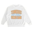 thumbnail image 5 of Women's Gameday Couture White Tennessee Volunteers Oversized Faded Formation Premium Fleece Sweatshirt, 5 of 5