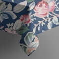 thumbnail image 5 of Pioneer Flower Floral Print Pattern Square Tablecloth,Waterproof Square Table Cover,Wipeable Spillproof Washable Table Cover for Home Kitchen Party Decor 42"X42"(107x107cm), 5 of 6