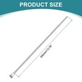 thumbnail image 2 of Uxcell 2pcs Fully Threaded Rod, M8 x 350mm 201 Stainless Steel Right Hand Threads Rods with Nuts and Flat Washer Fully Studding Rod Bar for Clamps, Hangers and U-Bolts, 2 of 6