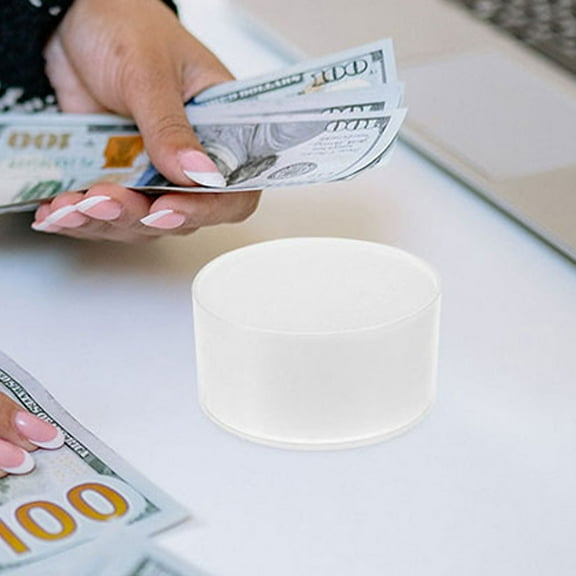 RENACLIPY 12-Pack Transparent Finger Pads for Money Counting, Finger Grips for Office and Retail Workers