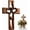 1pc, variant on Handmade Wooden Cross with Intertwined Hearts, Hand-Carved Wooden Heart Cross Easter Wall Decor, Marriage Crosses Symbol of Sacred Love for Christmas Wedding Valentine Gift(1pc)