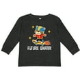 thumbnail image 3 of Inktastic Skateboard Future Skater Boys Long Sleeve Toddler T-Shirt, 3 of 5