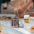 thumbnail image 5 of Yayeee Ashtray with Lid for Cigarette Smokeless Stainless Steel Home Ash Holder, Green Plaid, 5 of 7