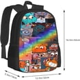 thumbnail image 2 of The Amazing Anime World of Gumball Backpack Large Capacity Leisure Travel Backpack Book Bag Outgoing Daypack 12.5x5.5x16.5 inch, 2 of 9