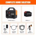 ATMOREA Cordless Water Transfer Pump 20V Battery 200GPH Portable