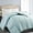 Aqua-Oversized Queen, variant on Oversized Queen Aqua Down Alternative Comforter, All Season Quilted Bedding