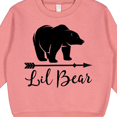 thumbnail image 3 of Inktastic Lil Bear Boys Cute Baby Toddler Sweatshirt, 3 of 4