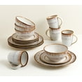 thumbnail image 6 of Lorren Home Trends 16 Piece Stoneware Set in Mocca Swirl, 6 of 7