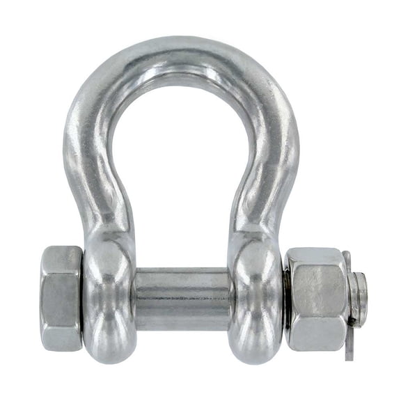 3/4" Stainless Steel Bolt Type Anchor Shackle Type 316 - Import