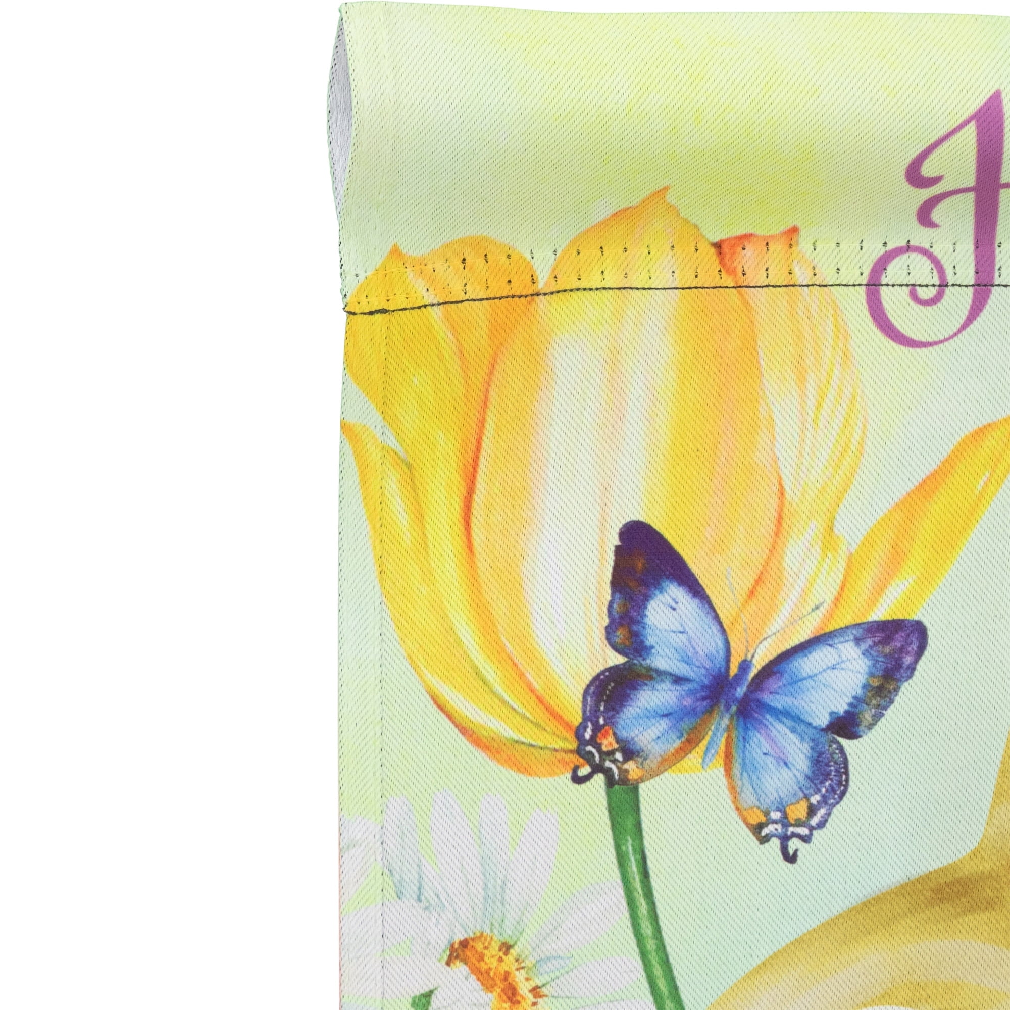 Northlight Bunny and Eggs "Happy Easter" Outdoor Garden Flag 18" x 12.5" - 18" x 12.5"