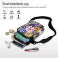 thumbnail image 7 of XYZCANDO Mandevilla Phone Purse with Crossbody Strap Coin Purse for Women Small Messenger Handbags for Travel Running Shop Crossbody Bags for Teen Girls, 7 of 7