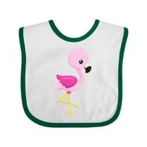 Inktastic Cute Flamingo, Baby Flamingo, Pink Flamingo, Bird Girls Baby Bib