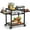 Metal, variant on RAXSINYER Grill Table for Outside, Grill Cart with Three-Shelf, Outdoor Kitchen Island for BBQ Food Prep