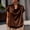 Coffee, variant on Women's Solid Color Satin Cowl Neck Cap Sleeve Top – Loose Fit Shiny Blouse Spring Summer Casual Elegant Shirt Coffee,S