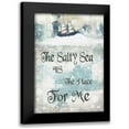 thumbnail image 1 of Ogren, Sarah 18x24 Black Modern Framed Museum Art Print Titled - The Salty Sea, 1 of 5