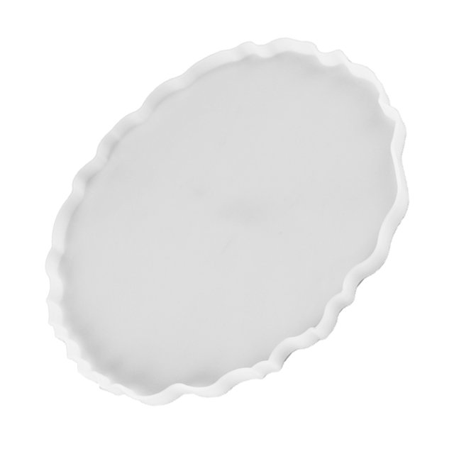 Fruit Tray Silicone , Irregular Circle Shape Fruit Plate Silicone For Fruit Vegetable Snack