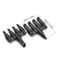 thumbnail image 3 of Conector Rama Solar Conector T T Paraxión Paralela Entre Paneles Solares IP67 IP67 Panel Solar Impermeable Cable Conector Femenino 14 AWG-10AWG, 3 of 6