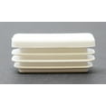 thumbnail image 5 of Plastic 1/2 x 1-1/2 inch White Rectangle Tubing Cap, Finishing Plug, Pipe Tubing End Cap, Durable Chair Glide Universal - 20, 5 of 10