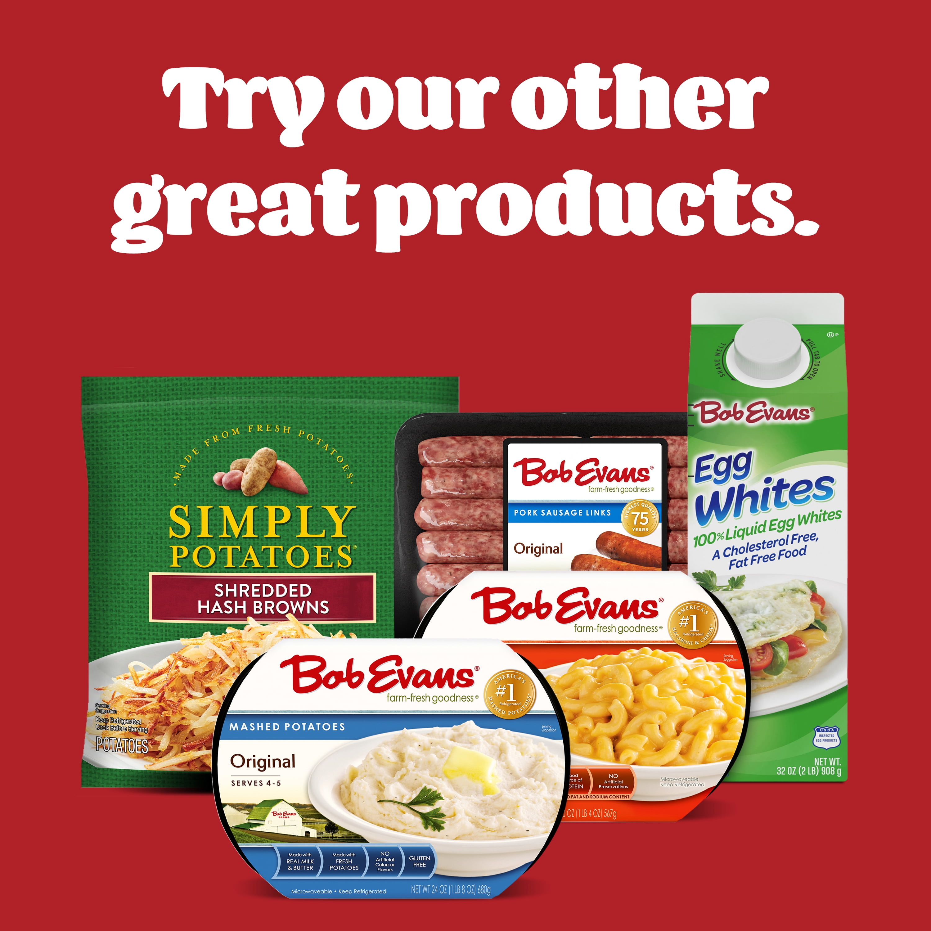 Bob Evans Gluten-Free Sour Cream & Chives Mashed Potatoes, 24 oz Tray