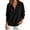 Y89-Black, variant on Womens Henley Sweatshirts Half Button Collared Pullover Long Sleeve Drop Shoulder Sweatshirt Solid Color Plain Tops