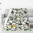 thumbnail image 2 of Panda Blanket Super Soft Warm Animal Flannel Throw Blankets for Boys Girls Adults Lovers for Couch Sofa Bed Office Gifts 50"x60", 2 of 5