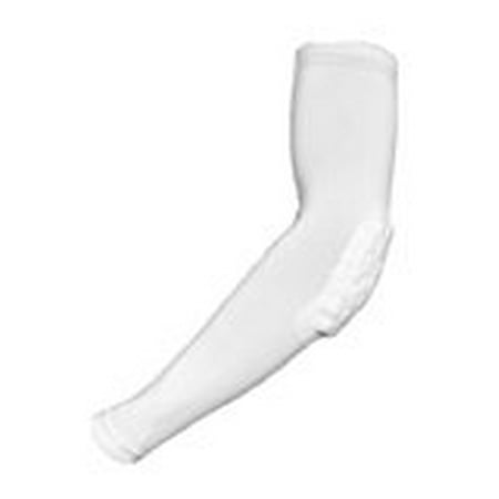 Vnfire Men`s Honeycomb Pad Crashproof Elbow Support Guard Arm Sleeve Protector Gear Gym Cycling Basketball Football Shooting Sports White Size (Best Basketball Shoes For Shooting Guards)