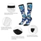 thumbnail image 3 of Balery Blue and White Butterflies Calcetines novedosos Calcetines deportivos Calcetines hasta la rodilla Calcetines de algodón Calcetines originales y geniales, 3 of 6