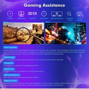 P2710S Gaming Monitor - 240Hz QHD 2K Resolution, Fast IPS Panel, Rotating Stand, 10 Scenario Modes, Low Blue Light Technology-Titan Army