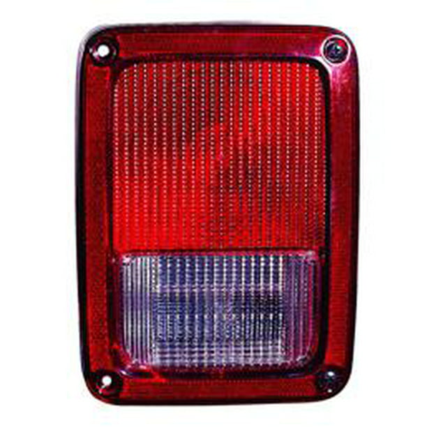 GO-PARTS Replacement for 2007 - 2016 Jeep Wrangler Rear Tail Light Lamp  Assembly / Lens / Cover - Right (Passenger) 55077890AG CH2801177 Replacement  For Jeep Wrangler 
