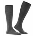 thumbnail image 4 of Falke Men's Socks - Airport, Knee-Highs, Cord Wool, Plain Colours Grey 43-44 (Uk 8.5-9.5), 4 of 5