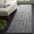 thumbnail image 2 of SAFAVIEH Harvest Deloris Solid Runner Rug, Grey, 2'3" x 9', 2 of 10