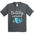 thumbnail image 3 of Inktastic Birthday Mermaid Girls Party Youth T-Shirt, 3 of 5