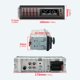 thumbnail image 3 of Radio estéreo para coche 12V Car Audio RGB LED Retroiluminación Bluetooth-compatible Reproductor estéreo Radio digital, 3 of 3