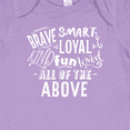 thumbnail image 4 of Inktastic Brave Smart Loyal Kind Fun Loved All of the Above Boys or Girls Baby Bodysuit, 4 of 5