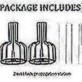 thumbnail image 4 of 2 Pieces Mini Vases Set Glass Vase S Vases For Table Rat Flower Vase Bud Hydroponic Glass Vase, 4 of 4