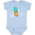 thumbnail image 3 of Inktastic Aloha in Cursive with Pineapple Rainbow Colors Boys or Girls Baby Bodysuit, 3 of 5