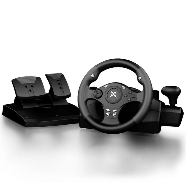 Volante de carreras NBCP Pro 270° USB con pedales de 10,2"