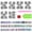 Multicolor-Dessert, variant on MALLMALL6 DIY Diamond Sticker, 30Pcs Colorful Desserts Round Plastic Diamond Decal Kit
