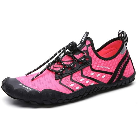 

Water Shoes Beach Sports for Boating Fishing Diving Rose Red (36 Inner Length: 225mm)