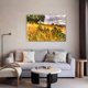 thumbnail image 5 of Póster de lienzo de A Golden Meadow, decoración de dormitorio, paisaje deportivo, decoración de oficina, regalo, estilo marco, 16 x 24 pulgadas (40 x 60 cm), 5 of 8