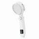 thumbnail image 1 of White High Pressure Hand Held Shower Head for Bathroom LED Digital Temperature Display Adjustable Pressurization One-Click Pause Water Saving Shower H, 1 of 4
