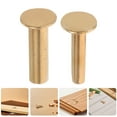 thumbnail image 3 of KAKOWELY 7 Pairs Kitchen Knives Handle Screw Fixing Rivet Nuts Chef Knives Cutter Wooden Grip Screw Fastener Fixer Clip Nails Replacement Repair Diy Tools Accessories 2cm,0.79X"X0.31"X0.31", 3 of 5
