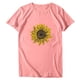 thumbnail image 1 of Blusa de manga corta con cuello redondo y estampado de tallas grandes para mujer OAVQHLG3B Store  lin121212, 1 of 4